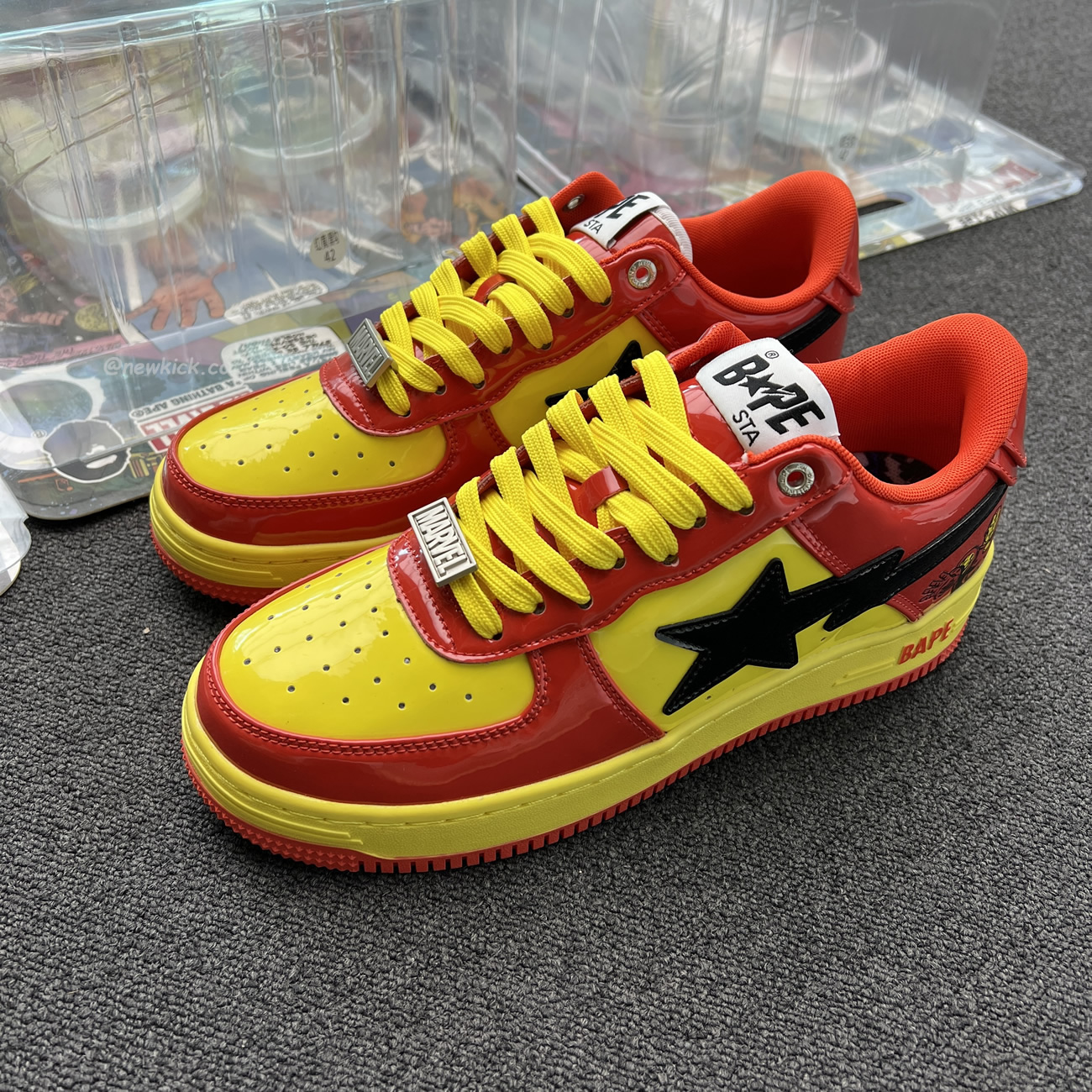 A Bathing Ape Bape Sta Marvel Comics Rocket Raccoon Thor Hulk Captain America Black Widow Iron Man  2022 (21) - newkick.app